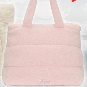 Victoria's Secret Pink Cozy Fleece Tote